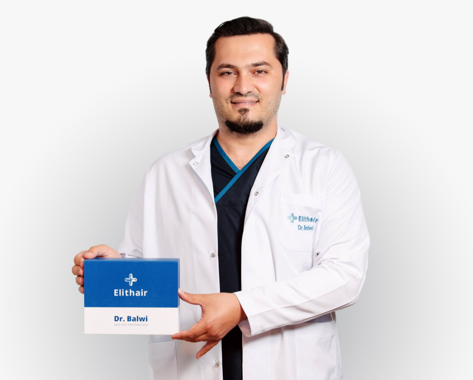 Dr Balwi présentant le pack neo fue