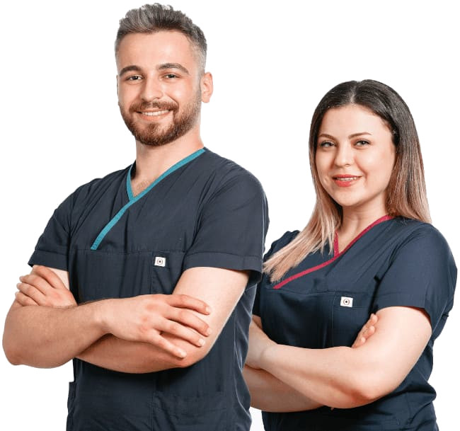 Membres de l'équipe Elithair à la clinique du cheveu