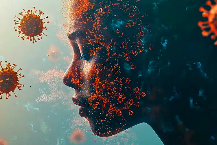 Les virus chez l'homme peuvent perturber le fonctionnement du système immunitaire
