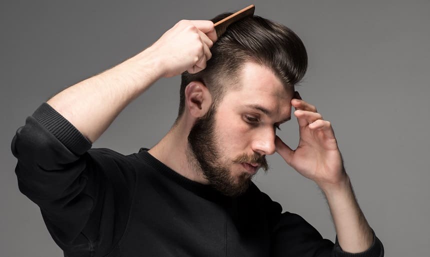 Einseitiger Haarausfall beim jungen Mann Geheimratsecken