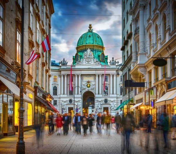 Wiener Innenstadt am Graben in der Nähe der Beratungsstelle zur Haartransplantation in Wien