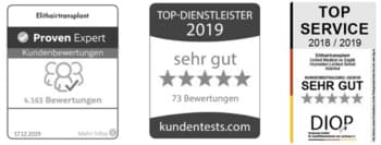 Elithair Proven Experts Bewertung der Patienten