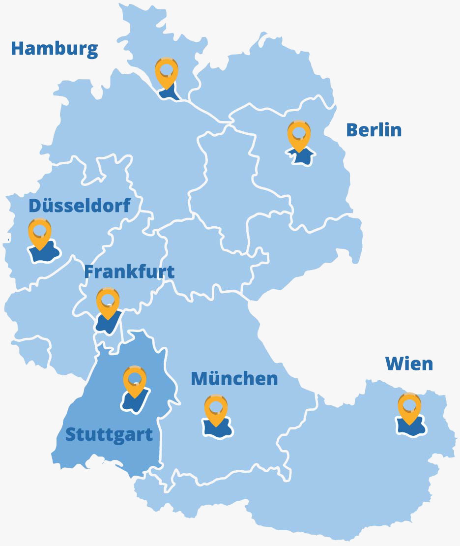 Der Elithair Standort Stuttgart in der DACH-Region