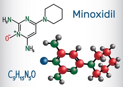 Zusammensetzung des Mittels Minoxidil gegen Haarausfall