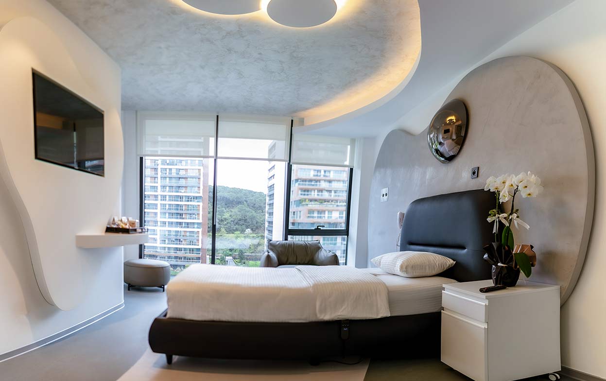 Hotelzimmer in der Haartransplantation Klinik in Istanbul