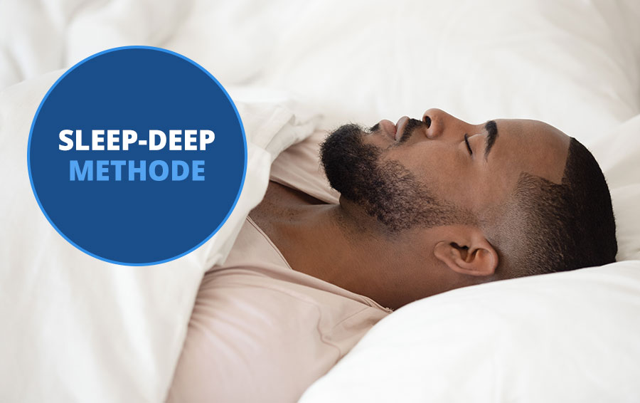 Patient schläft nach der Haartransplantation Sedierung mit der Sleep-Deep Methode