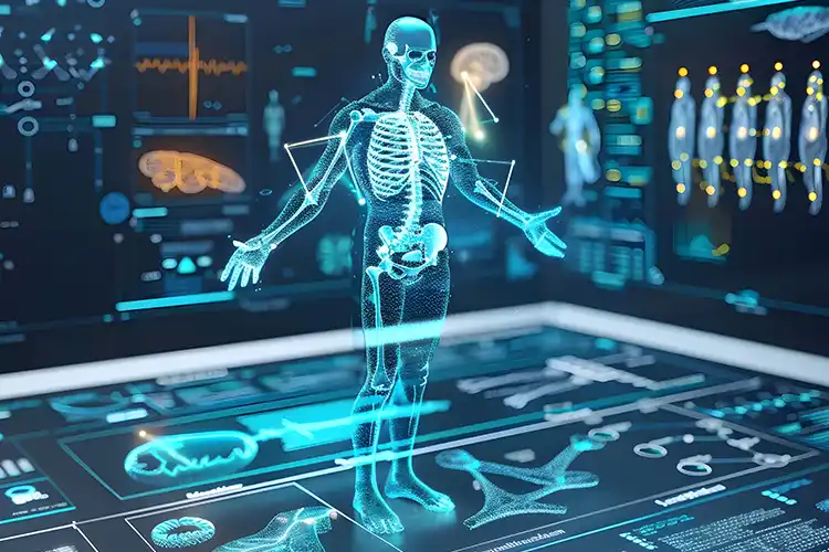 Ein Hologramm als Skelett, Simulation für zukünftige personalisierte Medizin