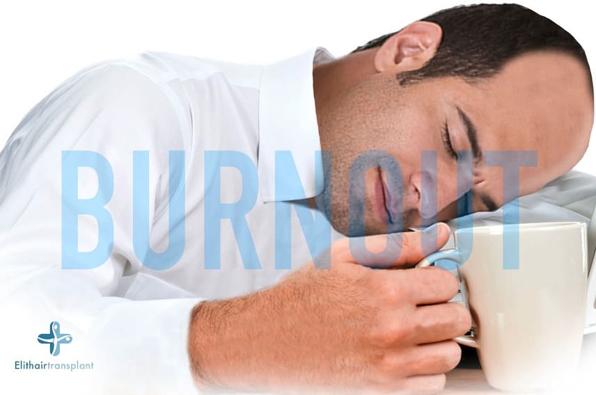 Haarausfall bei Burnout