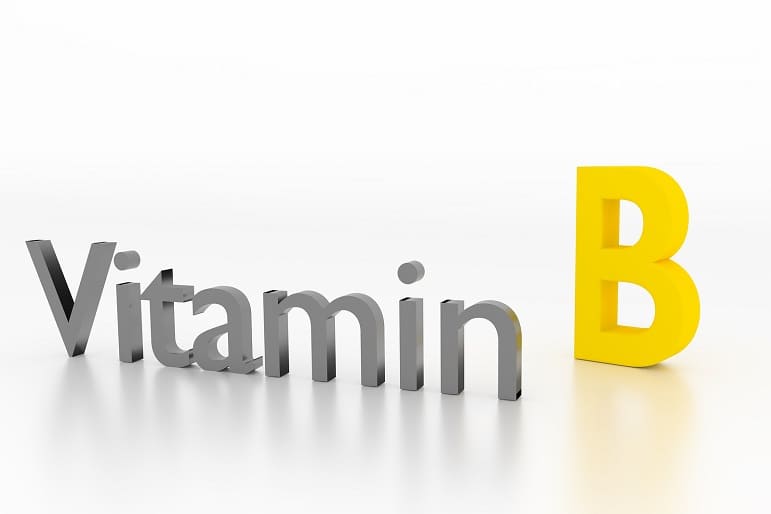 Großer Schriftzug Vitamin B