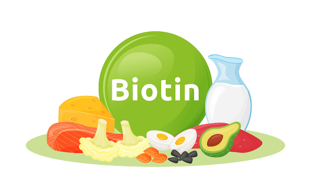 Neben Nahrungsergänzungsmittel gegen Haarausfall hilft auch Biotin