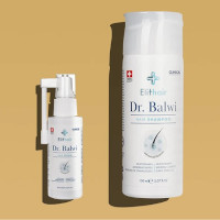 Lo shampoo e il siero creati dal Dr. Balwi combatte la caduta dei capelli