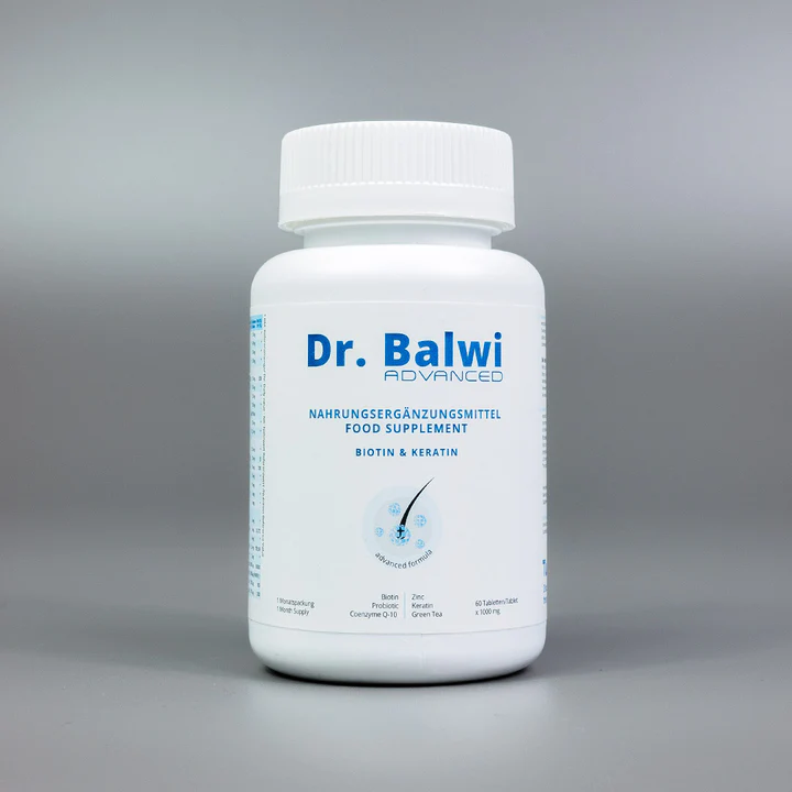integratori alimentari del Dr. Balwi a base di biotina e cheratina