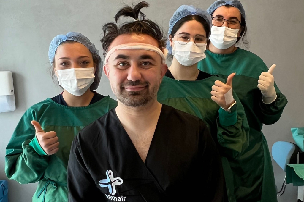 Elithair paciente com barbear parcial do Transplante capilar