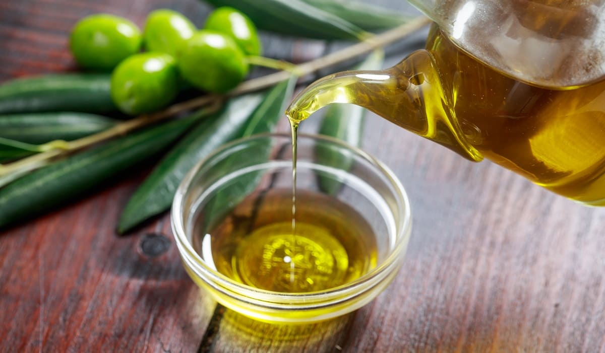 Aceite de oliva para el pelo