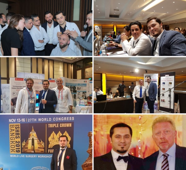 Dr Balwi at various hair transplant conferences